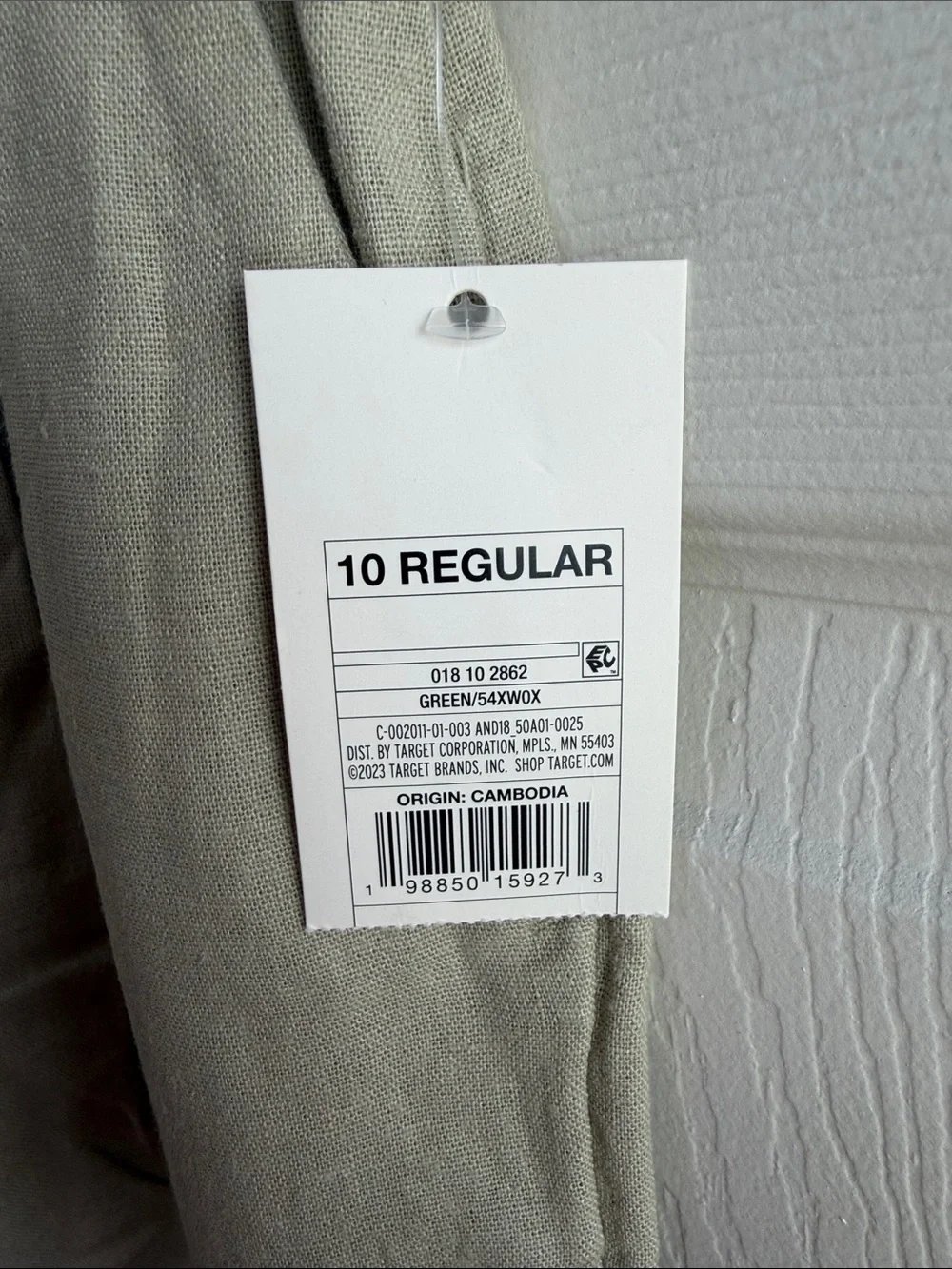 Lightweight Casual Pants in Light Olive
